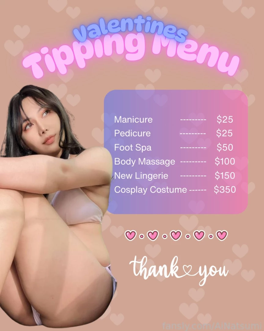 Wanna treat me as your virtual girlfriend this valentines day here s 