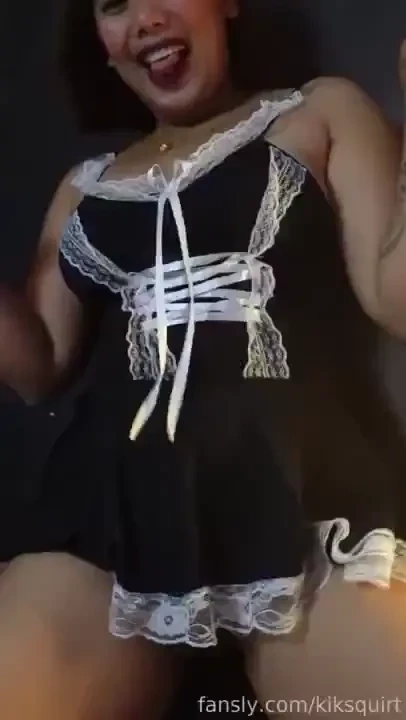 Would you hire me as your filthy maid fyp maid cosplay pussy shaved 