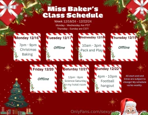 Alrighty guys my schedule for the week page 1 hours page 2 themes some