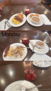 Alrighty guys my schedule for the week page 1 hours page 2 themes some part 4