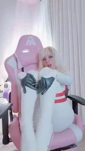 Latex 02 you wanna see me undo the crotch zipper
