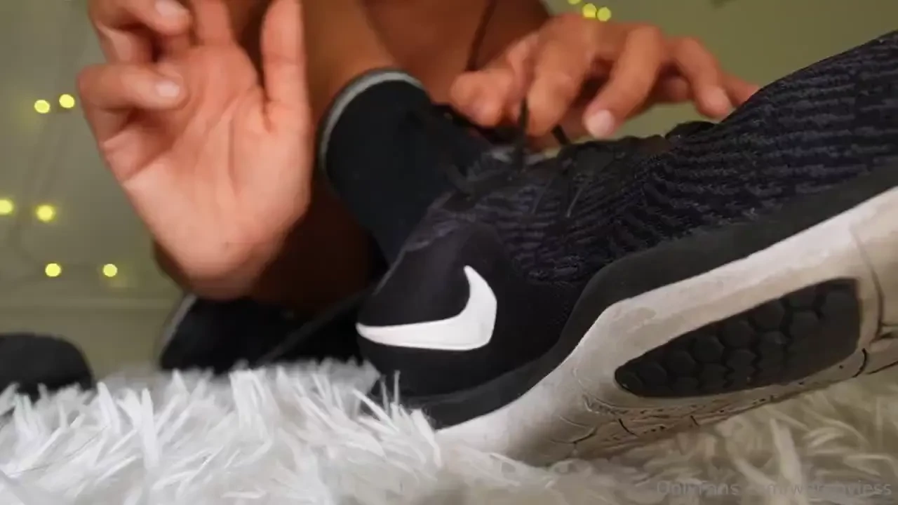 I want to dig these black sweaty sock in your mouth come closer -- i m 