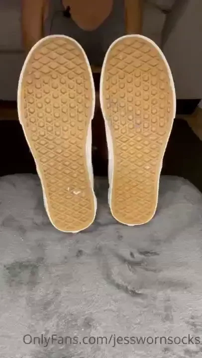 Removing my shoes for you and peeling off these sweaty nike ankle 