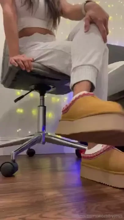 New year new pair of socks and slippers to tease you in thanks for 