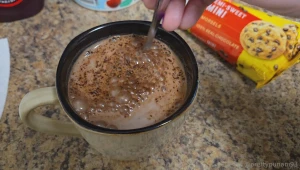 I love hot chocolate so much part 1