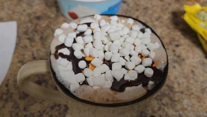 I love hot chocolate so much