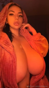 Fresh out of the bath would you like me to get off nbsp the nbsp robe