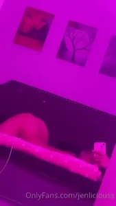 Love the pink light