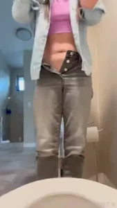 Waterworks watersports into my toilet wc before i leave for the movie