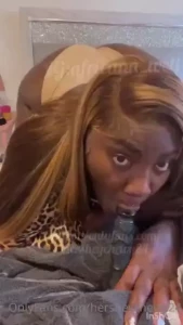 Deep throating practice pull that dick out for me