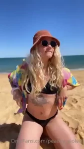 Spent yesterday working on my tan at the beach rocking my new