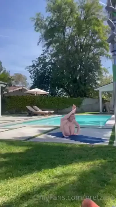 Outdoor bends for a recent gig for true naked yoga more from this 