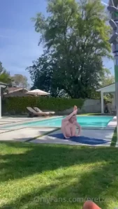 Outdoor bends for a recent gig for true naked yoga more from this