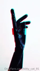 Anyone for a latex hand job and anal fun latex gloves make opening