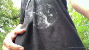 Full video with cum shot cum shot at 9 00 mins wanking by the canal on