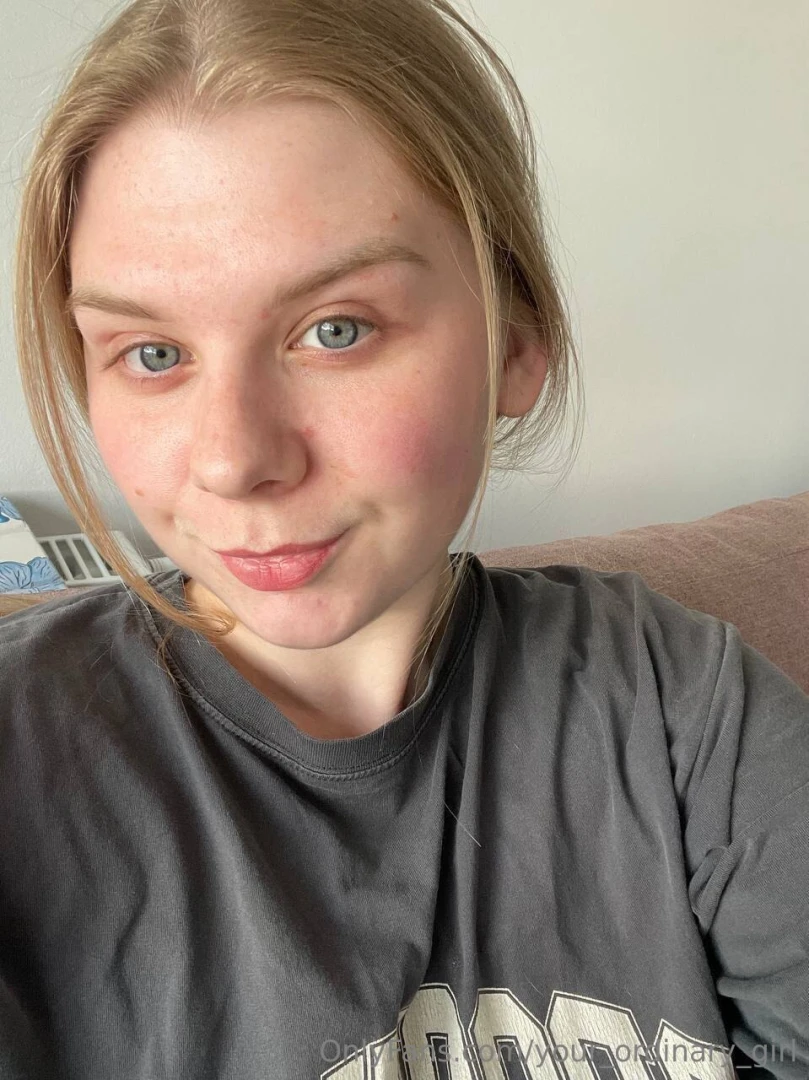 No makeup but with confidence and light inside 