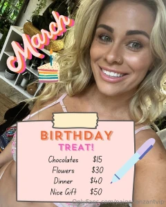 Another year older even sexier and so ready to be spoiled treat me