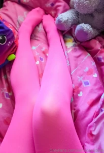 Pink sockieees 3 they re so bright