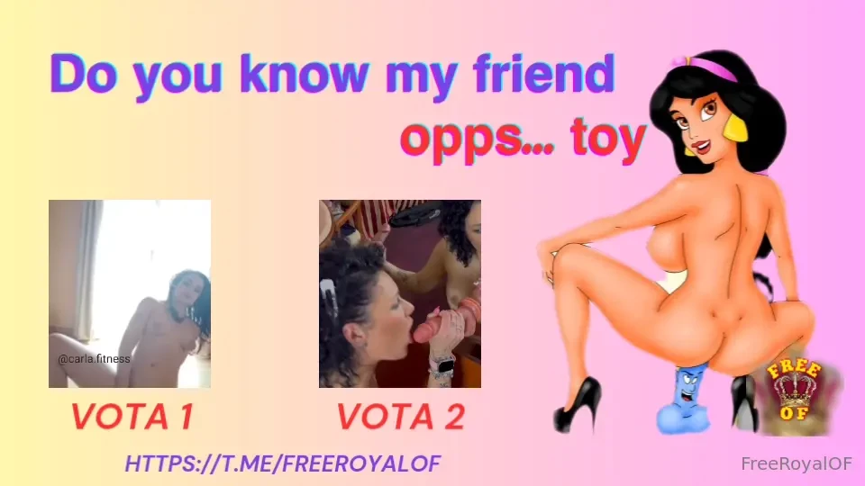 Do you know my friend opps toy vota la tua preferita carla fitness part 1 
