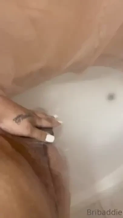 Morning wood in the morning shower 