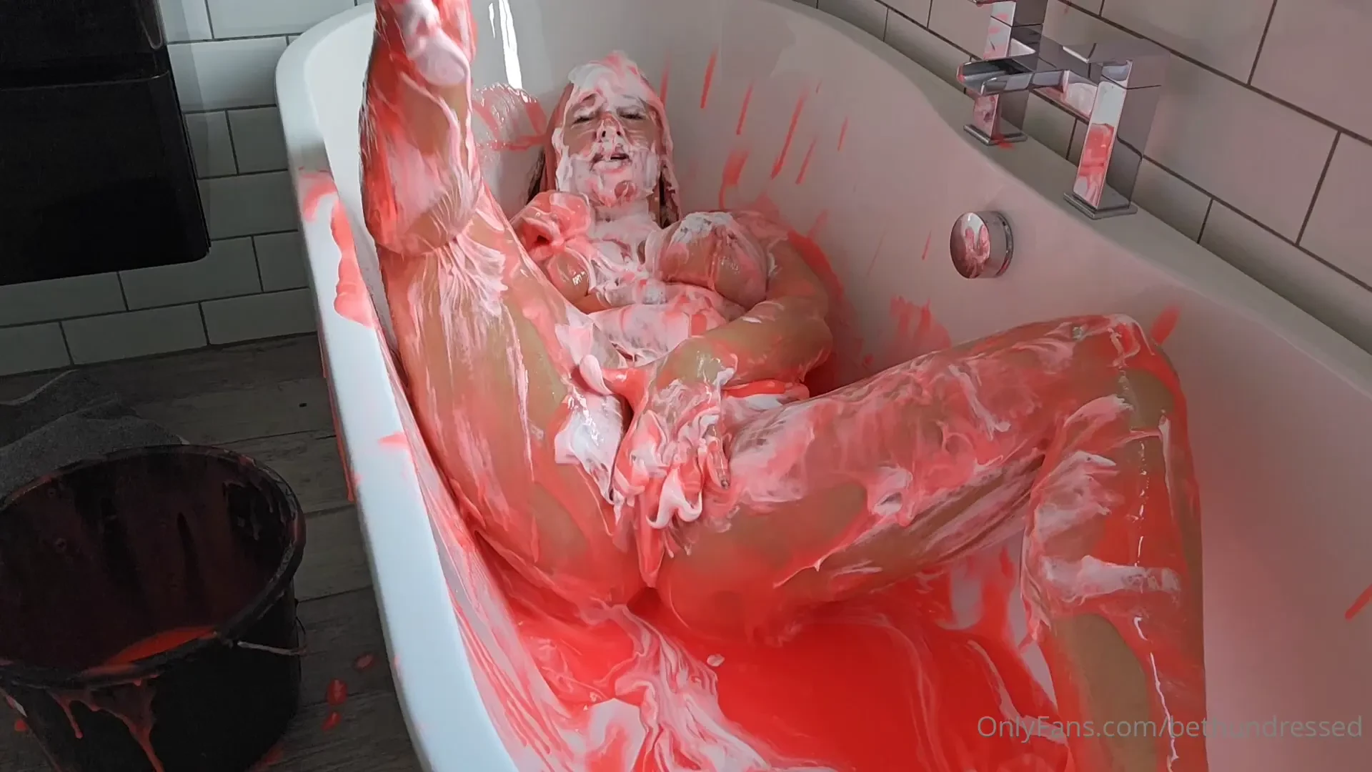 I got all messy filming a custom video so i decided why not have a 