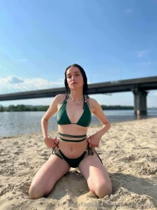 Soaking up sun-kissed moments on the beach m eet the woman who