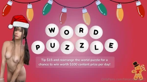 Get into the holiday spirit with tal s christmas edition word puzzle