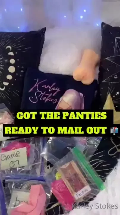 Panties ready to mail out 