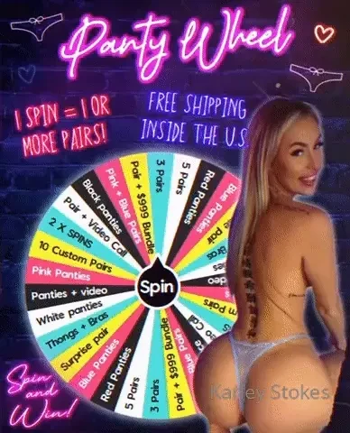 Exclusive panties -wheel you re guaranteed to win my panties with this part 1 
