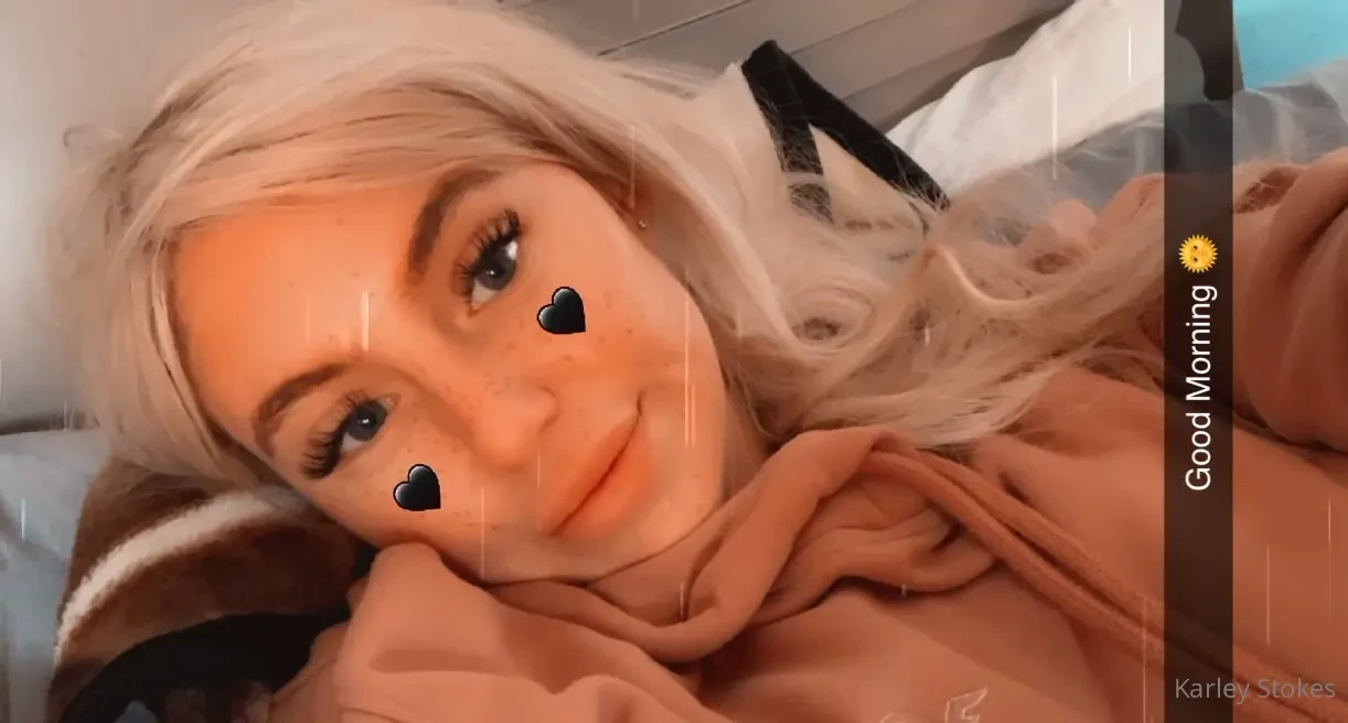 Good morning via snapchat 