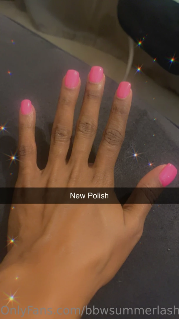 bbwsummerlashay - Are you ready to see my new nails playing some pink pussy 