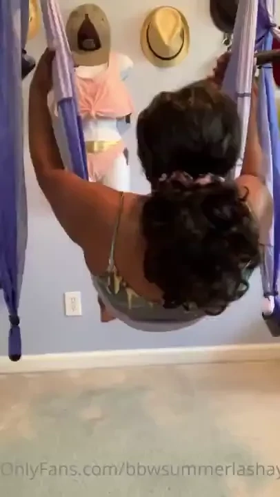 Good evening i decided to place this up here my yoga swing hmm but 