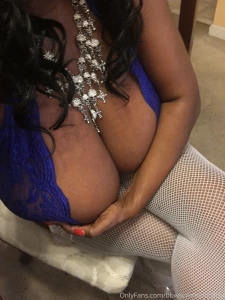 From under the table let me hang these tits in your face