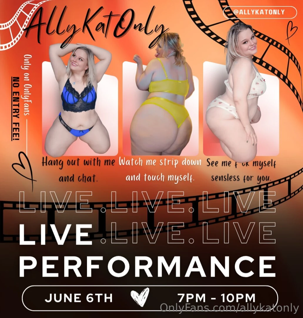 Come see me live next friday right here on my free page best part join 