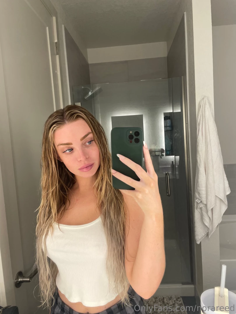 Showered no makeup on getting into bed part 2 