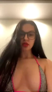 Even under the latex i can feel how wet i am-- i m watching porn right