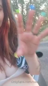 Swipe to see my face as i get fucked against the front of my car on