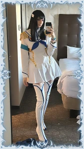 Satsuki getting ready showing alittle booty and pov i step on you with