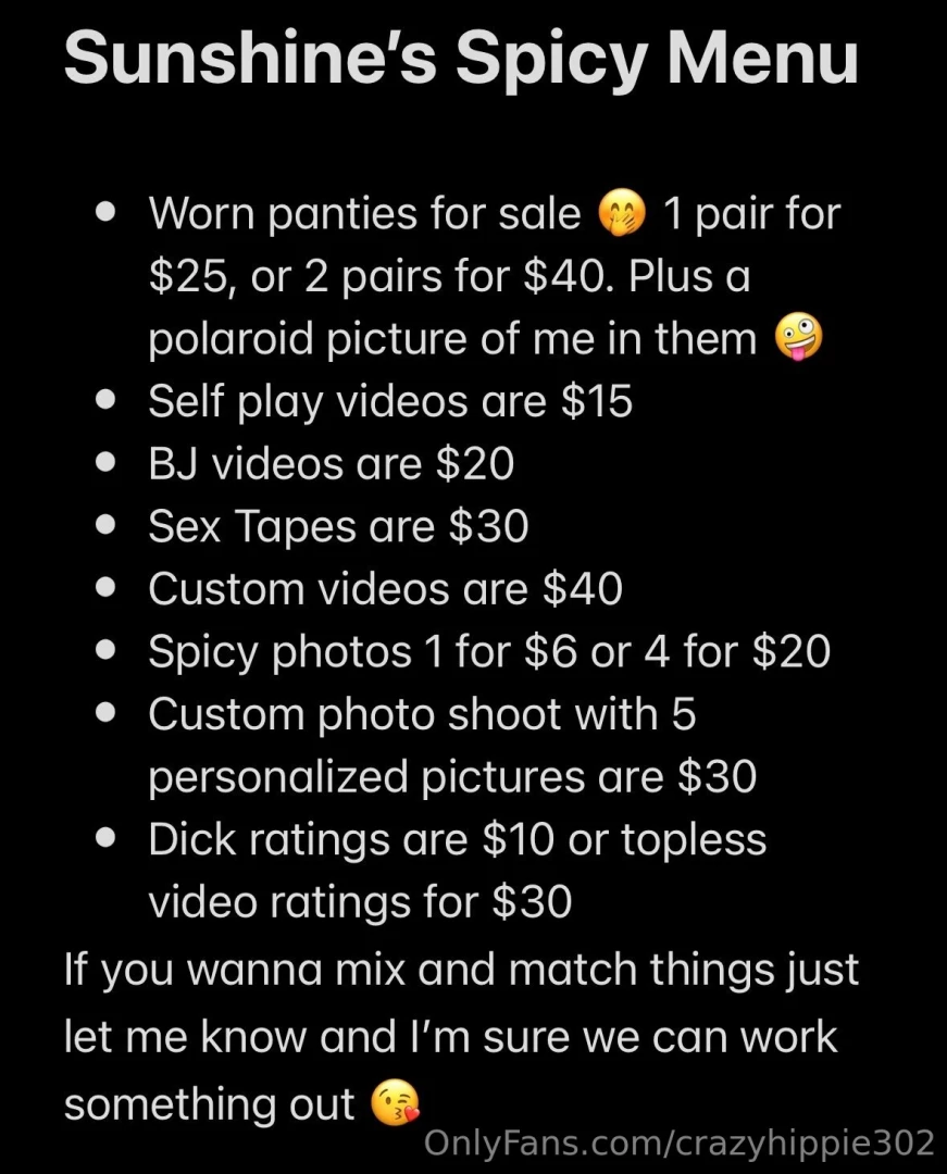 Menu part 21 