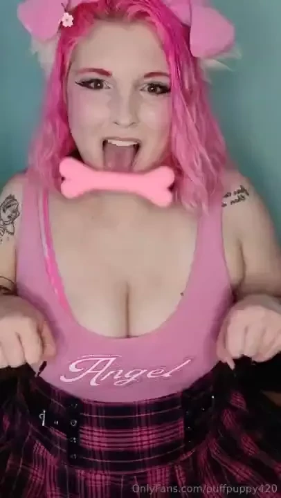 You come home to find a puppy girl in your bed she s happy to see you 