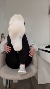 Sock removal to sweeten your day