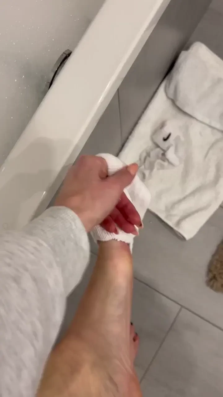 Warm bath on cold winter days 