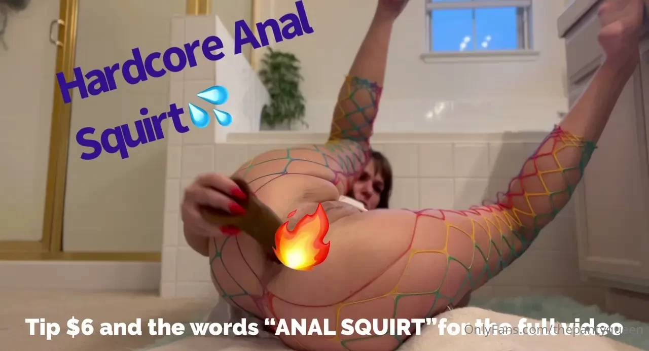 Deep anal with ass squirting yes for real analfetish orgasm squirt 