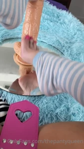 thepantyqueen - Toes soles foot jobs high heel fetish cum on feet sucking my toes 