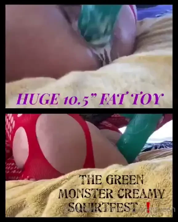 Green monster creamy squirtfest 5 