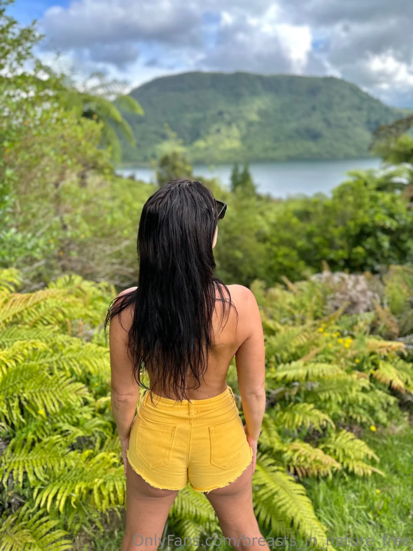 I think nature and my bare breasts just go together what do you think part 1 