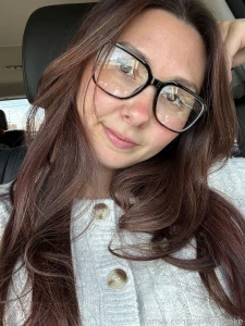 Wearing my new sweater