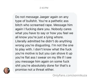 Le sigh another women hating female commenting on my body i don t know