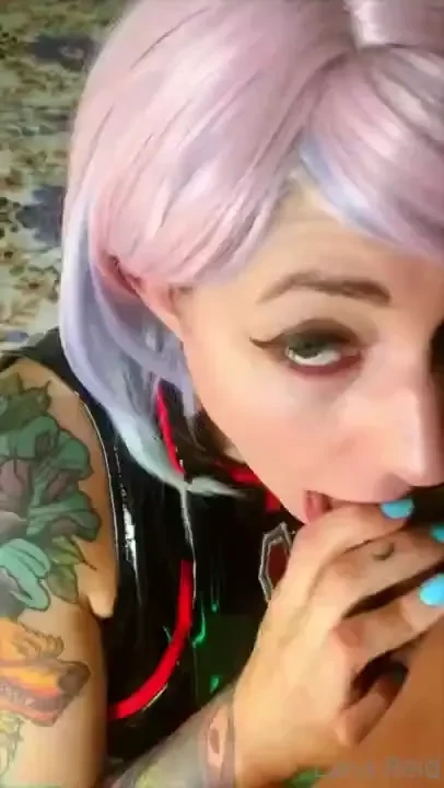 Lucy wants cock milk she sucks his cock and gets throat fucked then 