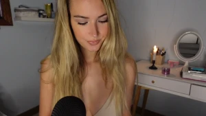 Asmr lick her pussy story reading touching myself too